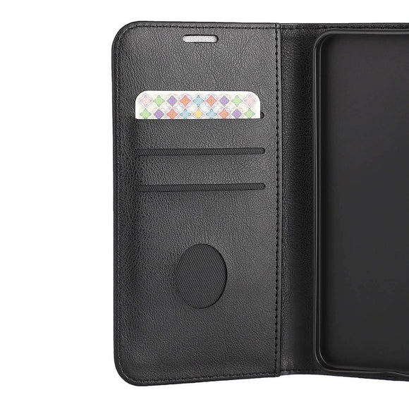 RadiCover Samsung Galaxy S25 Anti Stråling Kunstlæder Flip Cover m. Pung - Sort