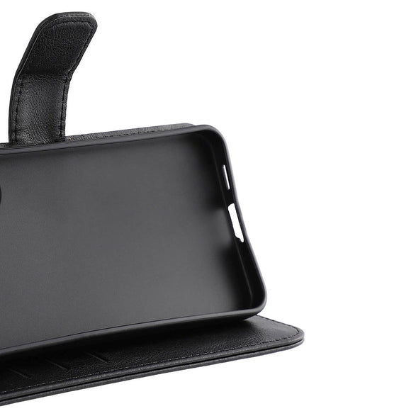 RadiCover Samsung Galaxy S25 Anti Stråling Kunstlæder Flip Cover m. Pung - Sort