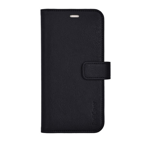 RadiCover iPhone 17 Anti Stråling Kunstlæder Flip Cover m. Kortholder - Sort