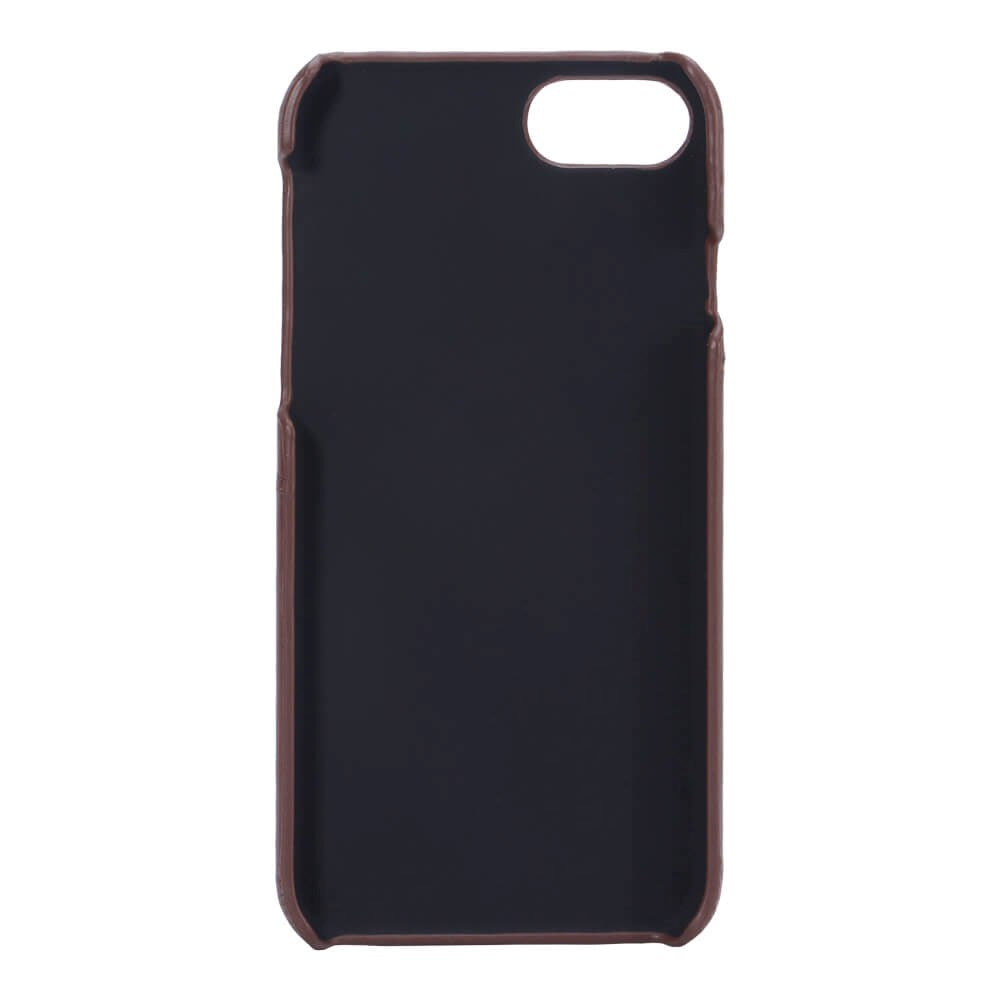 iPhone SE (2020) / 8 / 7 / 6s / 6 Onsala Imiteret Læder Cover m. Kortlomme - Brun