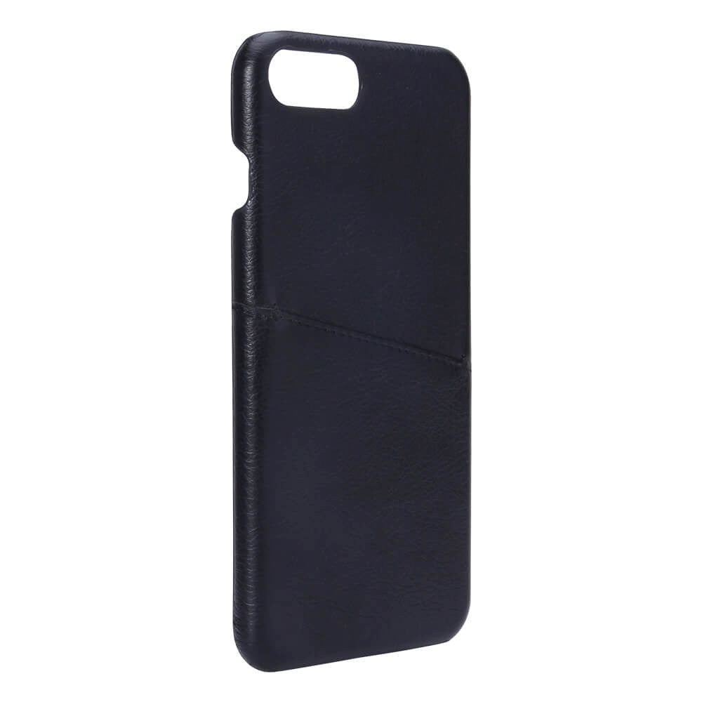 iPhone 8 Plus / 7 Plus / 6 Plus / 6(s) Plus Onsala Imiteret Læder Cover m. Kortlomme - Sort