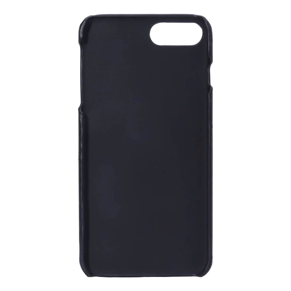 iPhone 8 Plus / 7 Plus / 6 Plus / 6(s) Plus Onsala Imiteret Læder Cover m. Kortlomme - Sort