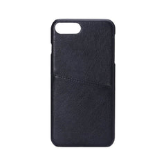 iPhone 8 Plus / 7 Plus / 6 Plus / 6(s) Plus Onsala Imiteret Læder Cover m. Kortlomme - Sort