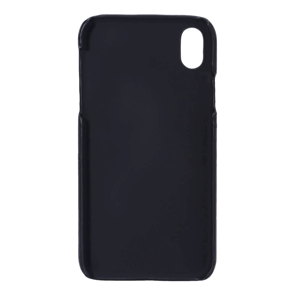 iPhone XR Onsala Imiteret Læder Cover m. Kortlomme - Sort