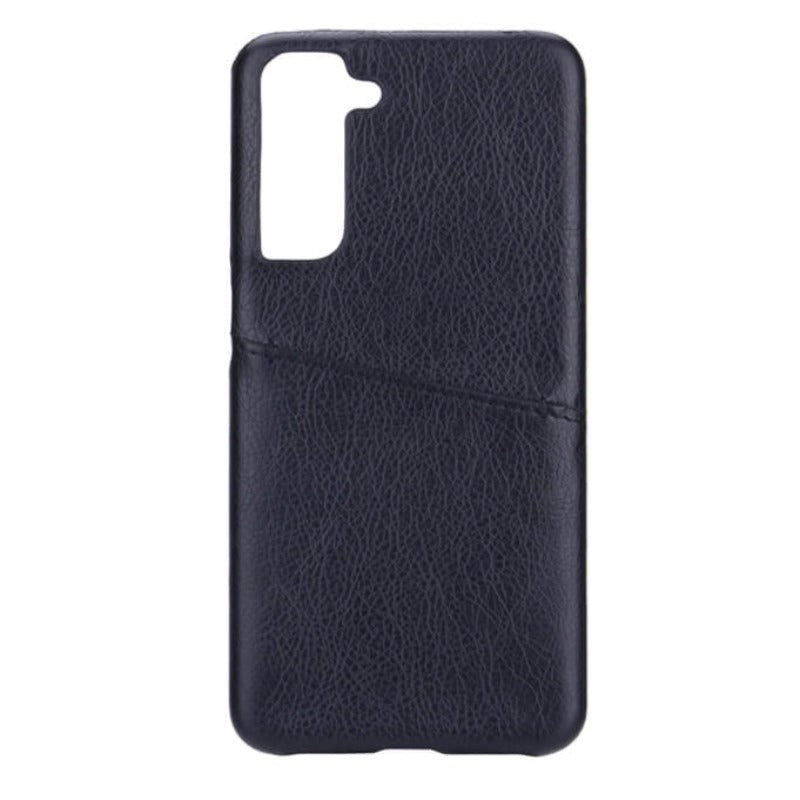 Samsung Galaxy S21 FE (5G) Onsala Collection Læder Cover m. Kortlomme - Sort