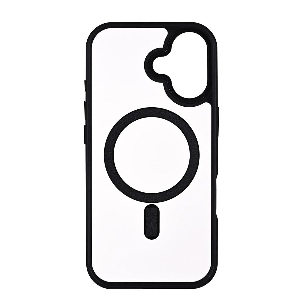 iPhone 17 Onsala Bumper Case - MagSafe Kompatibel - Gennemsigtig / Sort