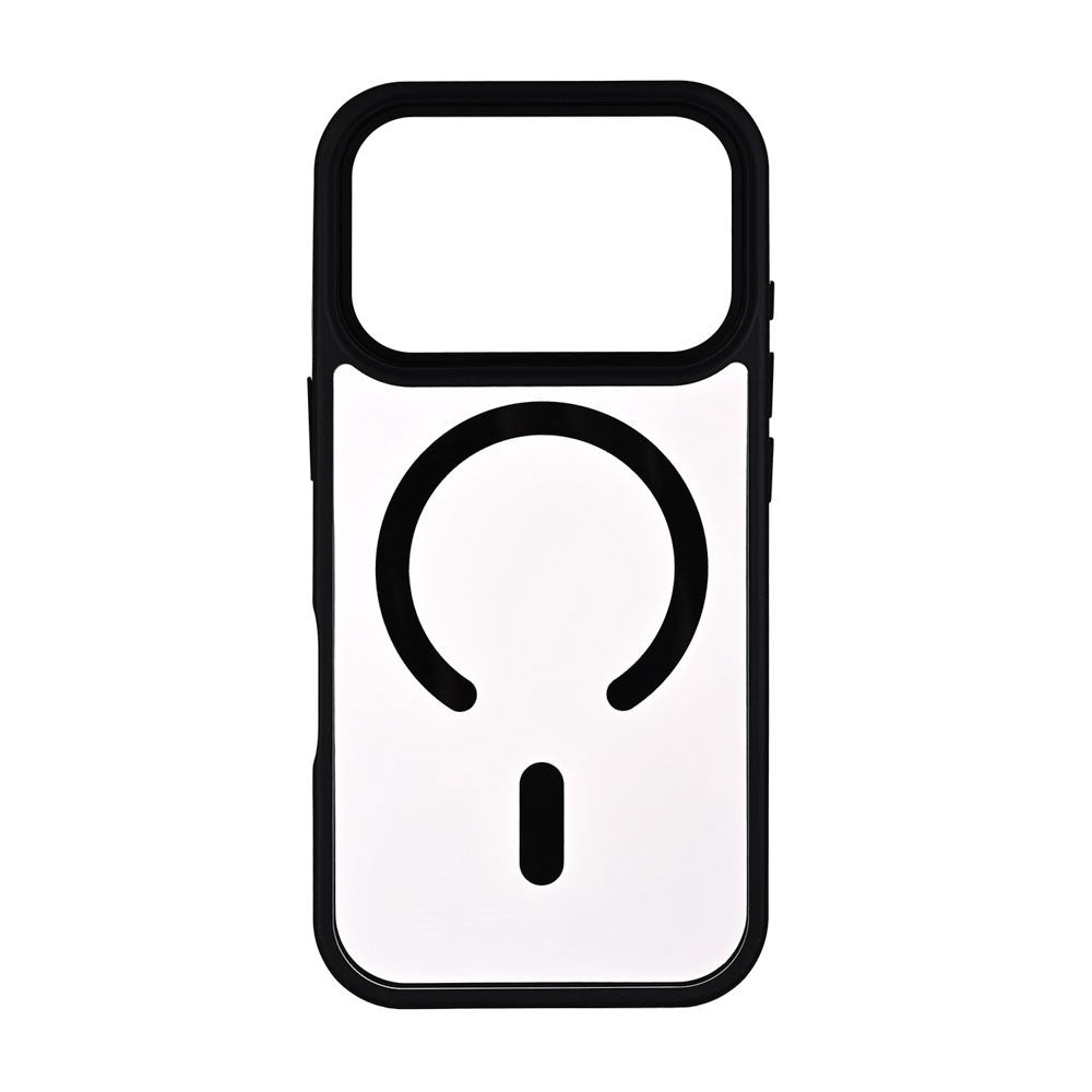 iPhone 17 Pro Onsala Bumper Case - MagSafe Kompatibel - Gennemsigtig / Sort