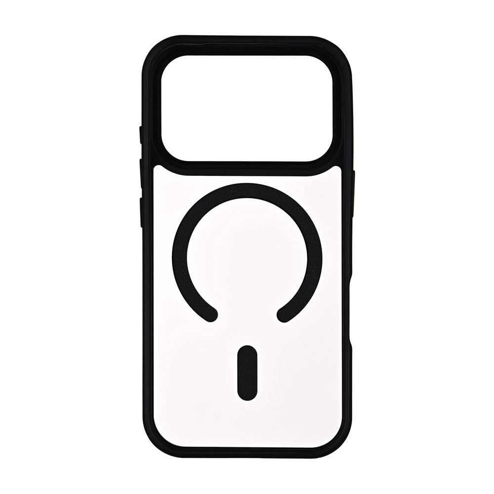 iPhone 17 Pro Onsala Bumper Case - MagSafe Kompatibel - Gennemsigtig / Sort