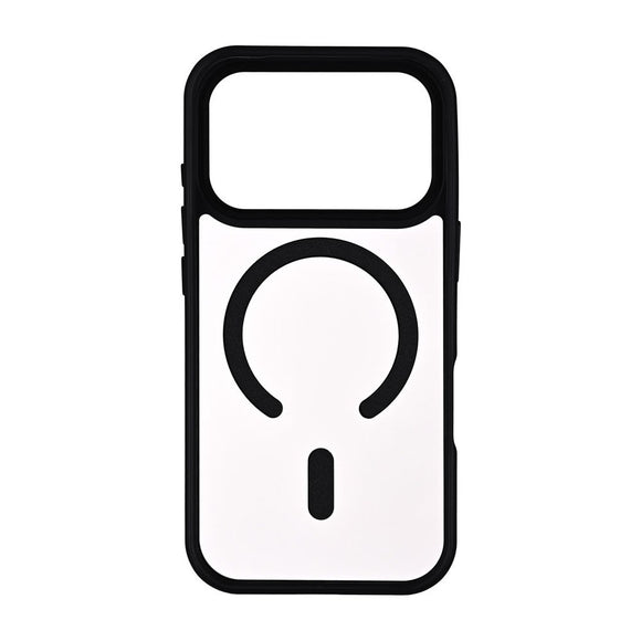 iPhone 17 Pro Onsala Bumper Case - MagSafe Kompatibel - Gennemsigtig / Sort