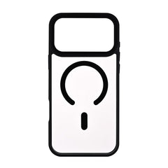 iPhone 17 Pro Max Onsala Bumper Case - MagSafe Kompatibel - Gennemsigtig / Sort