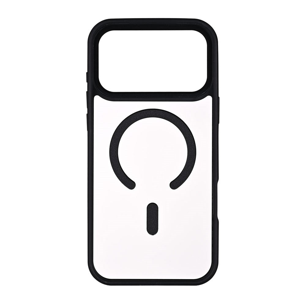 iPhone 17 Pro Max Onsala Bumper Case - MagSafe Kompatibel - Gennemsigtig / Sort