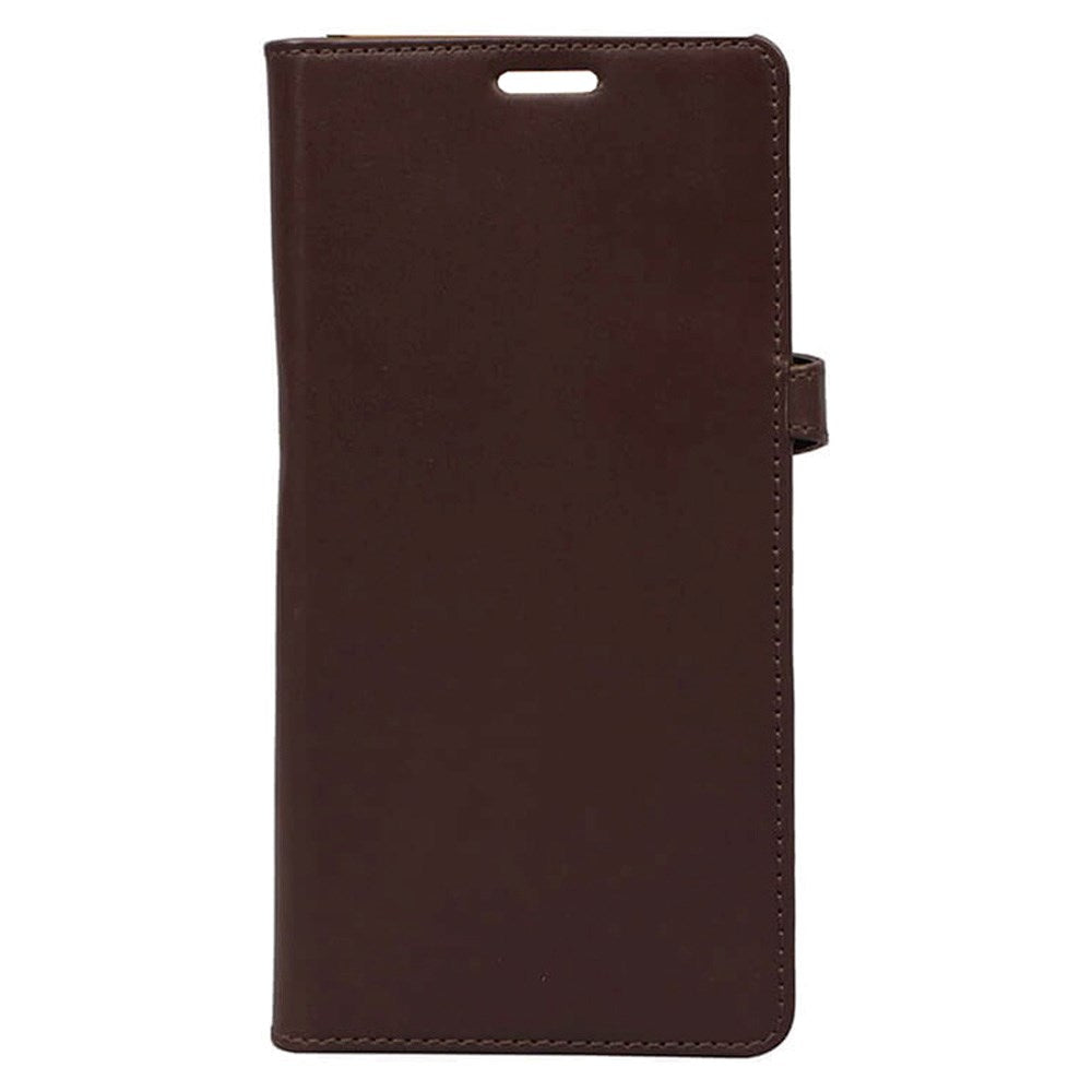 Samsung Galaxy A71 Buffalo 2-i-1 Ægte Læder Flip Cover - Brun