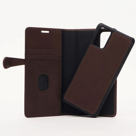 Samsung Galaxy S20+ (Plus) Buffalo 2-i-1 Ægte Læder Flip Cover - Brun