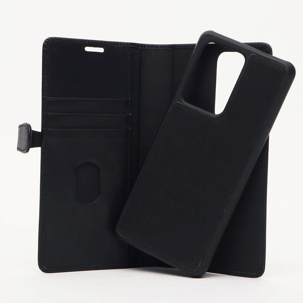 Samsung Galaxy S20 Ultra Buffalo 2-i-1 Ægte Læder Flip Cover - Sort