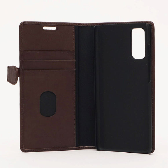 Samsung Galaxy S20 Buffalo 2-i-1 Ægte Læder Flip Cover - Brun