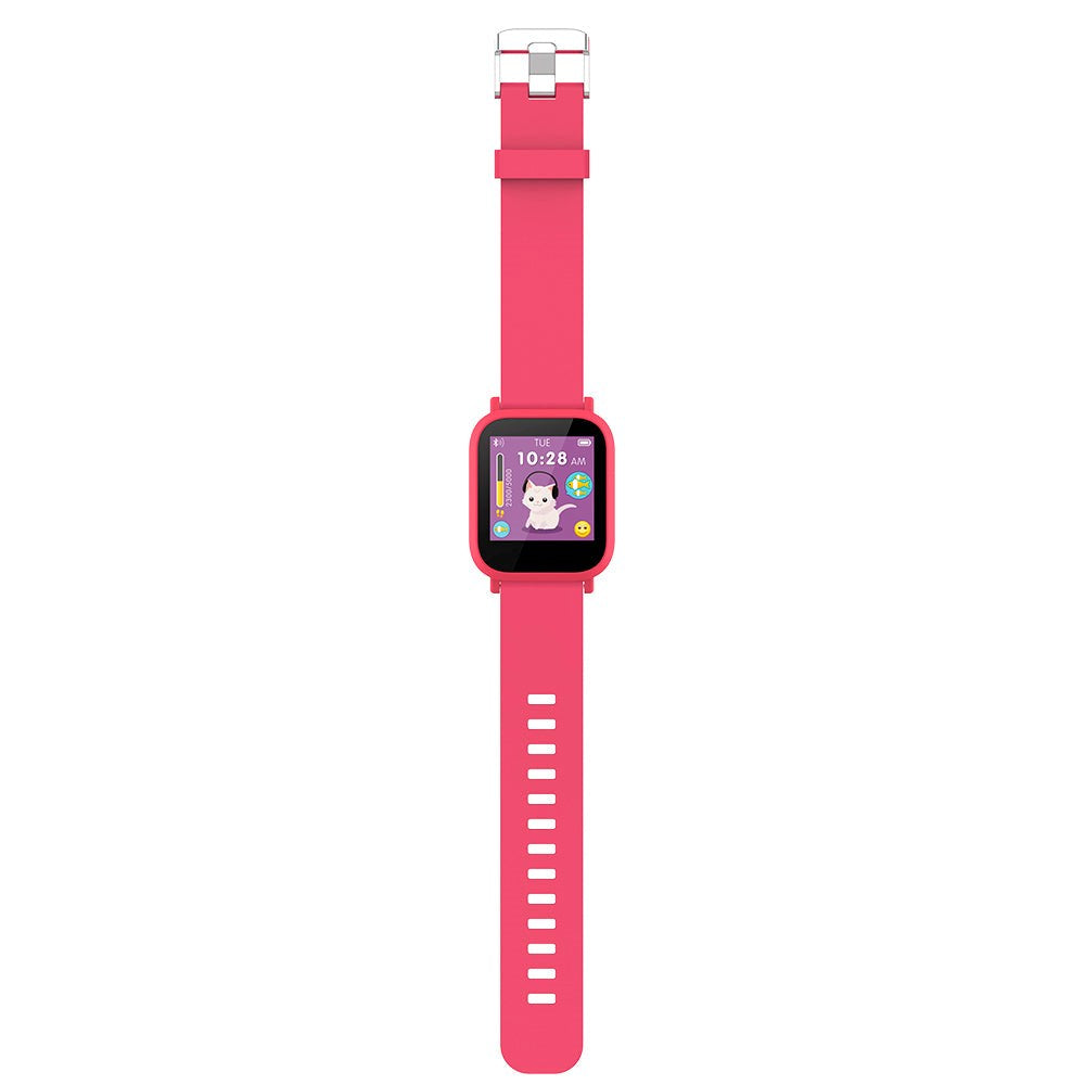 Maxlife MXSW-200 Smartwatch Vandtæt & m. Pulsmåler - Lyserød