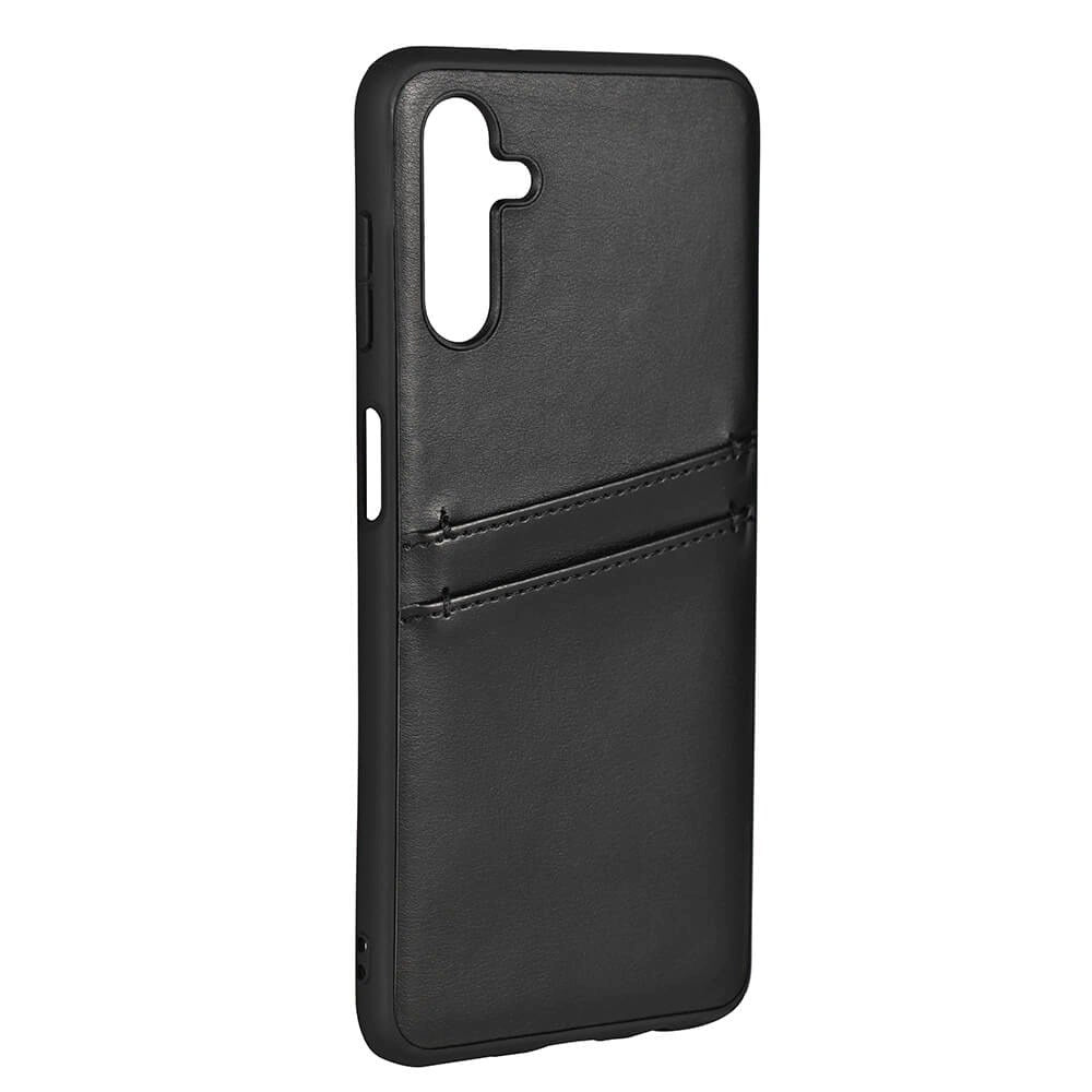 Samsung Galaxy A04s / A13 (5G) Buffalo Ægte Læder Cover m. Kortlomme - Sort