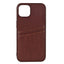 iPhone 12 / 12 Pro Buffalo Kunstlæder Cover m. Kortlomme - Brun