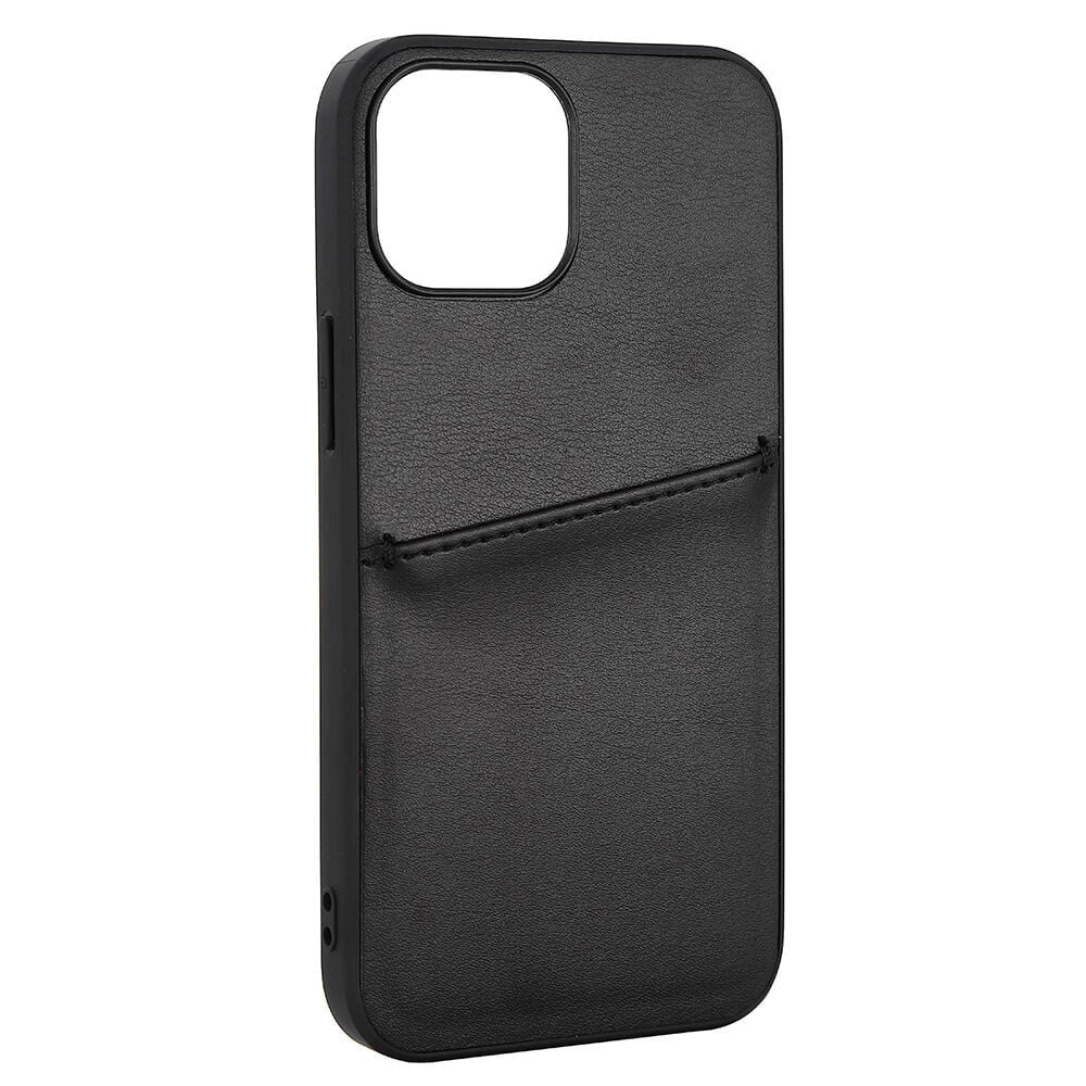 iPhone 13 Mini Buffalo Kunstlæder Cover m. Kortlomme - Sort