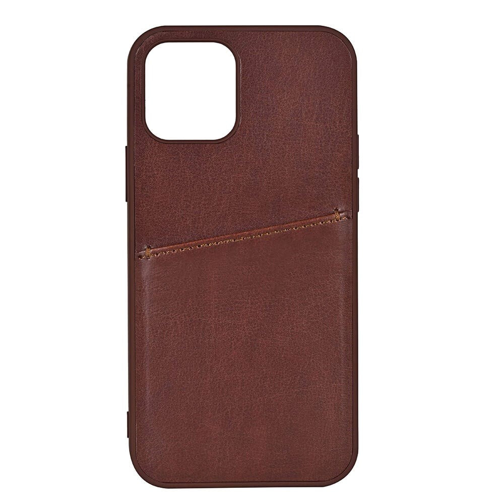 iPhone 13 Mini Buffalo Kunstlæder Cover m. Kortlomme - Brun
