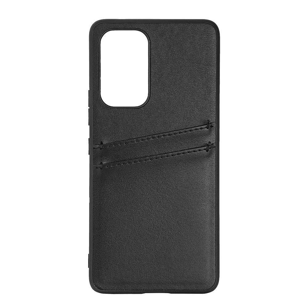 Samsung Galaxy A53 (5G) Buffalo Ægte Læder Cover m. Kortlomme - Sort