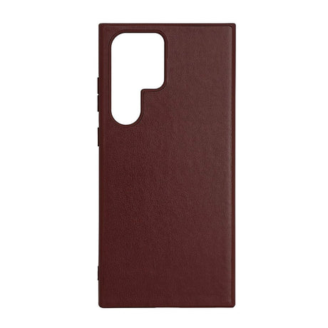 Samsung Galaxy S23 Ultra Buffalo Ægte Læder Cover - Brun