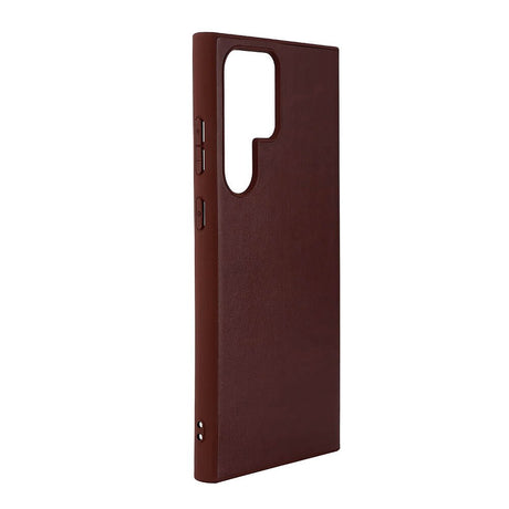 Samsung Galaxy S23 Ultra Buffalo Ægte Læder Cover - Brun