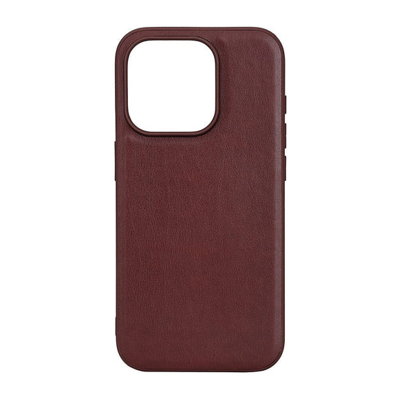 iPhone 15 Pro Buffalo Kunstlæder Cover - MagSafe Kompatibel - Brun