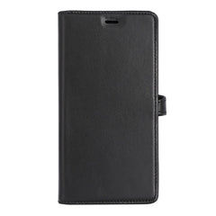 Samsung Galaxy S24 Ultra Buffalo 2-in-1 Wallet Ægte Læder Magnet Cover m. Pung - Sort