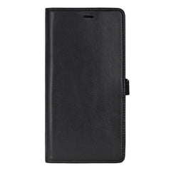 Samsung Galaxy S25 Buffalo 2-in-1 Wallet Ægte Læder Magnet Cover m. Pung - Sort