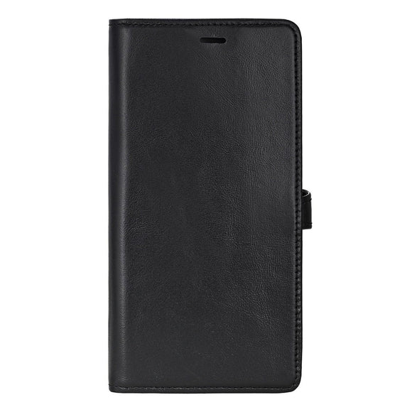 Samsung Galaxy S25+ (Plus) Buffalo 2-in-1 Wallet Ægte Læder Magnet Cover m. Pung - Sort