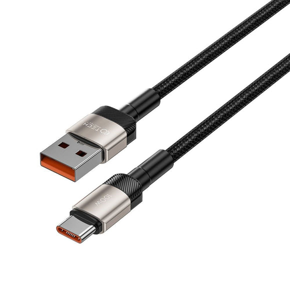 Tech-Protect Ultraboost Evo 100W/5A USB-A til USB-C Kabel 1m - Titanium