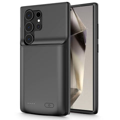 Samsung Galaxy S24 Ultra Tech-Protect PowerCase Batteri Cover 5000 mAh - Sort