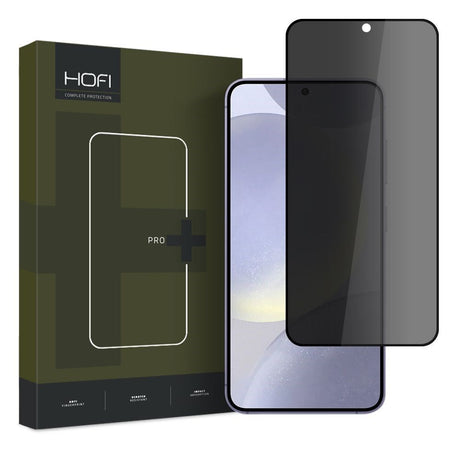 Samsung Galaxy S24 Hofi Glass Pro+ Skærmbeskyttelse m. Privacy Funktion - Case Friendly - Gennemsigtig