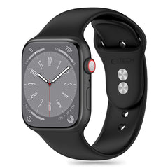Apple Watch (42/44/SE/45/46/49mm) Tech-Protect Silikone Urrem - Black