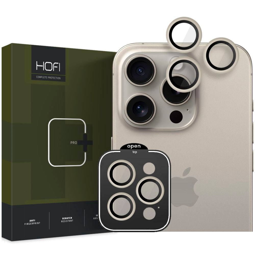 iPhone 15 Pro / 15 Pro Max HOFI Camring Pro Plus - Kameralinse Glas - Titanium