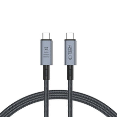 Tech-Protect 8K Ultraboost 40GBPS / PD 240W USB-C til USB-C Kabel 1m - Sort
