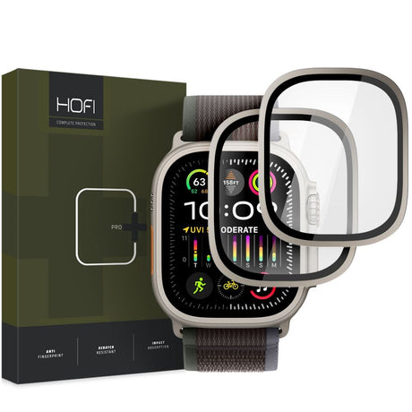 Apple Watch Ultra 3/2/1 (49mm) HOFI Glass Pro+ Skærmbeskyttelse - Gennemsigtig / Titanium