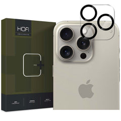 iPhone 16 Pro / 16 Pro Max Hofi Cam Pro+ Beskyttelsesglas til Kameralinse - Gennemsigtig / Sort