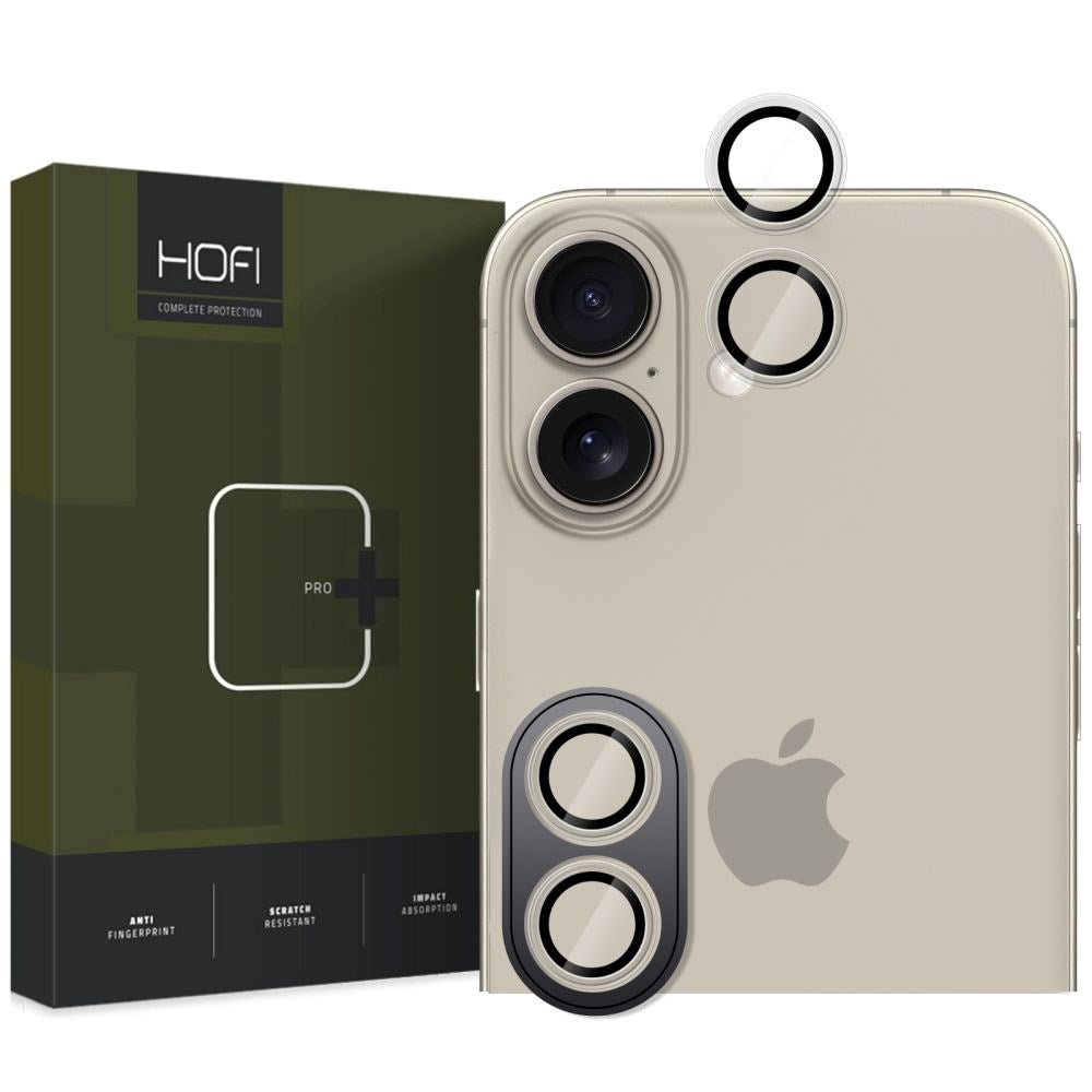 iPhone 16 / 16 Plus HOFI Camring Pro+ - Kameralinse Glas - Gennemsigtig