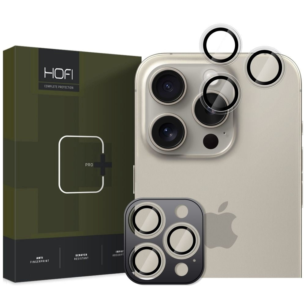iPhone 16 Pro / 16 Pro Max HOFI Camring Pro+ - Kameralinse Glas - Gennemsigtig