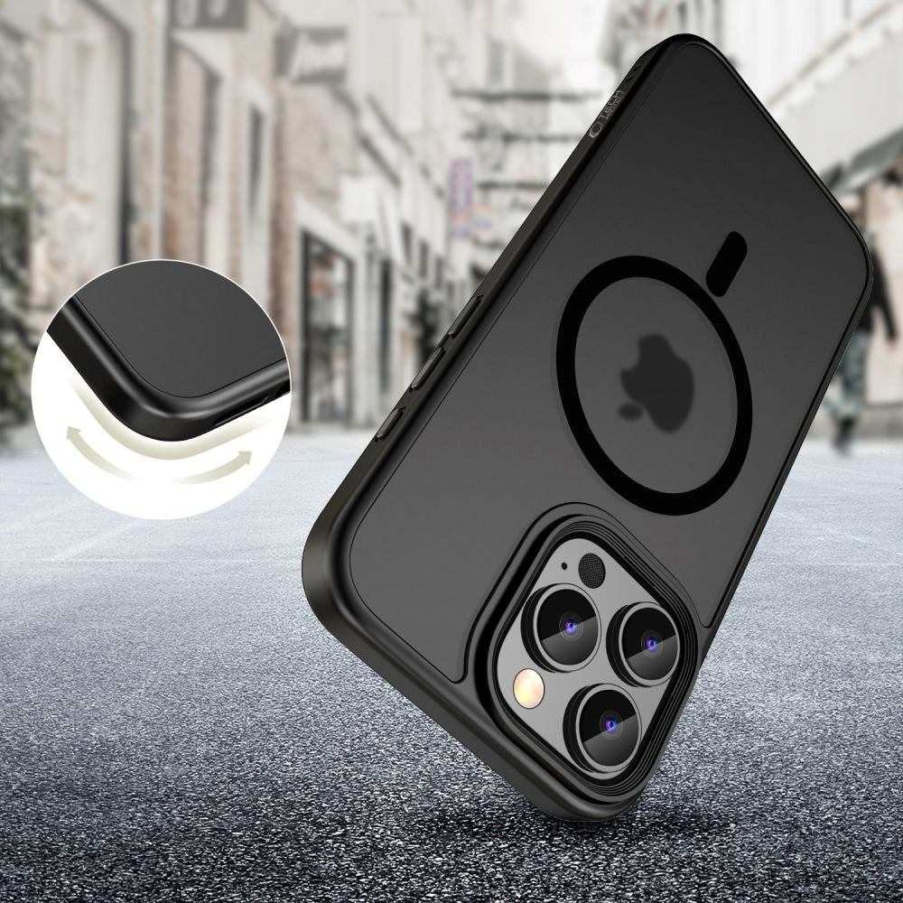iPhone 16 Pro Tech-Protect MagMat Cover - MagSafe Kompatibel - Mat Sort