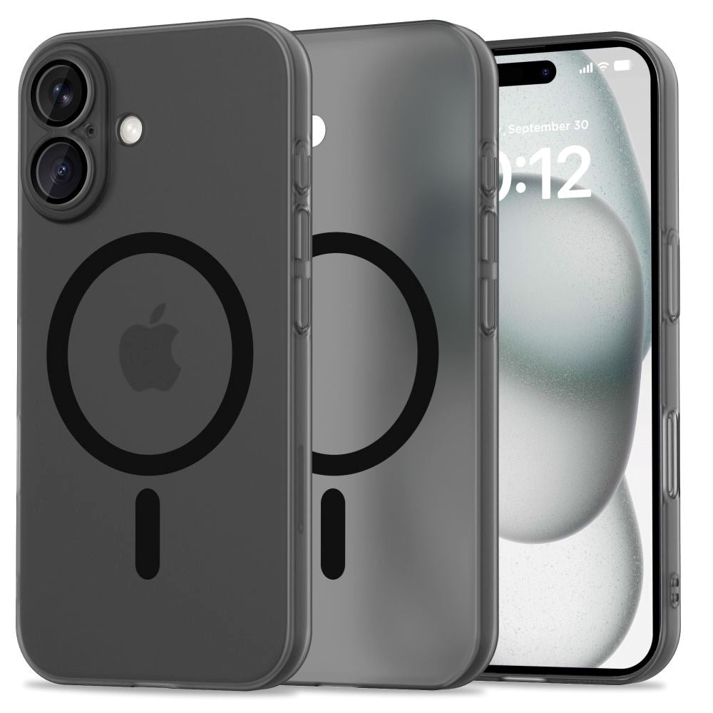 iPhone 16 Tech-Protect Magslim Cover - MagSafe Kompatibel - Mat Sort