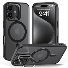 iPhone 16 Tech-Protect Magstand Cover - MagSafe Kompatibel - Mat Sort