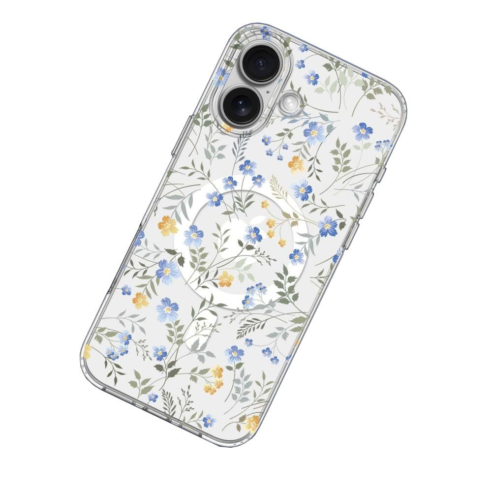 iPhone 16 Tech-Protect MagMood Cover - MagSafe Kompatibel - Spring Flowers