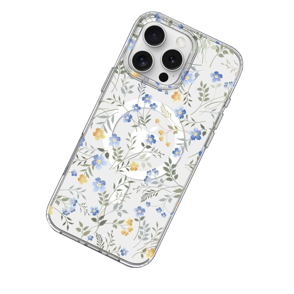 iPhone 16 Pro Tech-Protect MagMood Cover - MagSafe Kompatibel - Spring Flowers