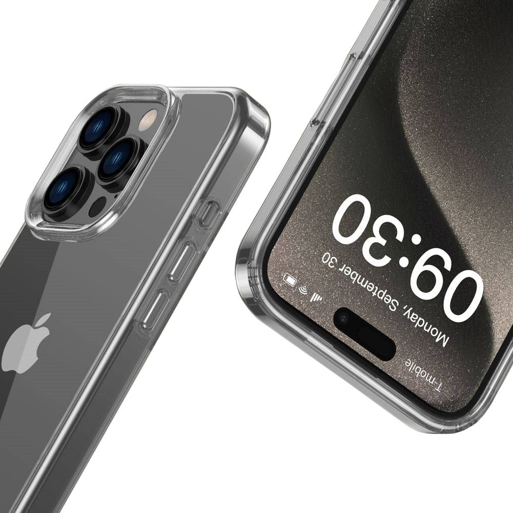 iPhone 16 Pro Tech-Protect Flexair Hybrid Cover - Gennemsigtig