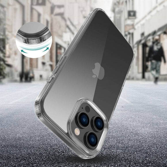 iPhone 16 Pro Max Tech-Protect Flexair Hybrid Cover - Gennemsigtig