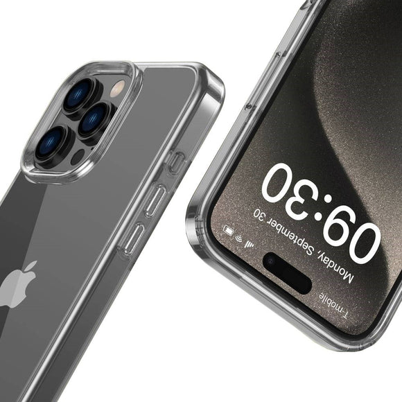 iPhone 16 Pro Max Tech-Protect Flexair Hybrid Cover - Gennemsigtig