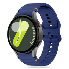 Samsung Galaxy Watch 4 / 5 / 6 / 7 / FE Tech-Protect Silicone Sport Urrem - Mørkeblå